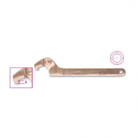 99BA 115 Llaves de gancho articulada para tuercas, antichispa