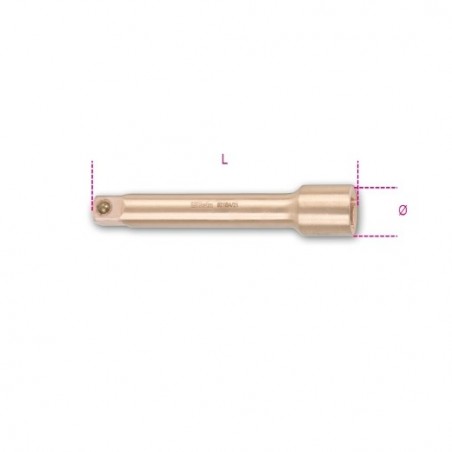 921BA/22 Alargadera con cuadrado macho y hembra de 1/2&quot,, antichispa