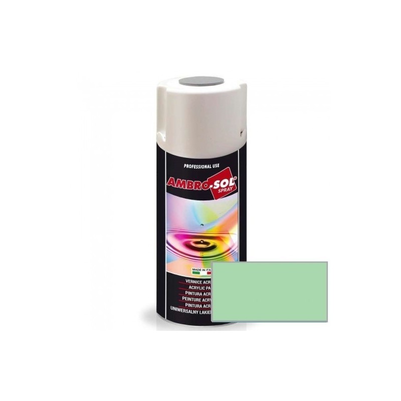 Pintura acri­lica 400 ml RAL 6019 VERDE BLANCO