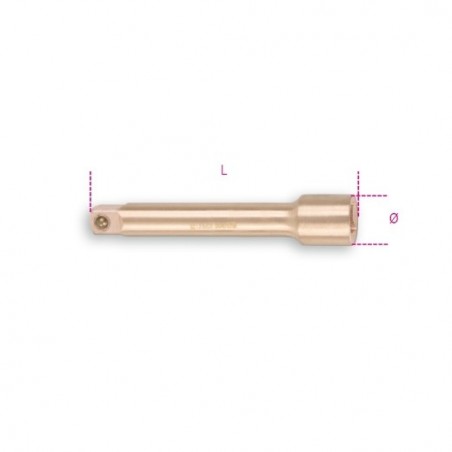 926BA/22 Alargadera con cuadrado macho y hembra de 3/4&quot,, antichispa