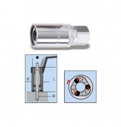 1433 16 Extractor de rodillos para espárragos con cuadrado hembra de 1/2&quot,