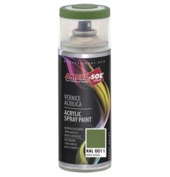 Pintura acri­lica 400 ml RAL 6003 VERDE OLIVA MATE / VERDE MILI
