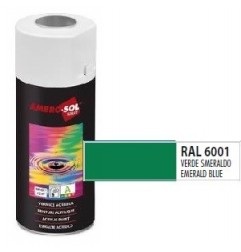Pintura acri­lica 400 ml RAL 6001 VERDE ESMERALDA