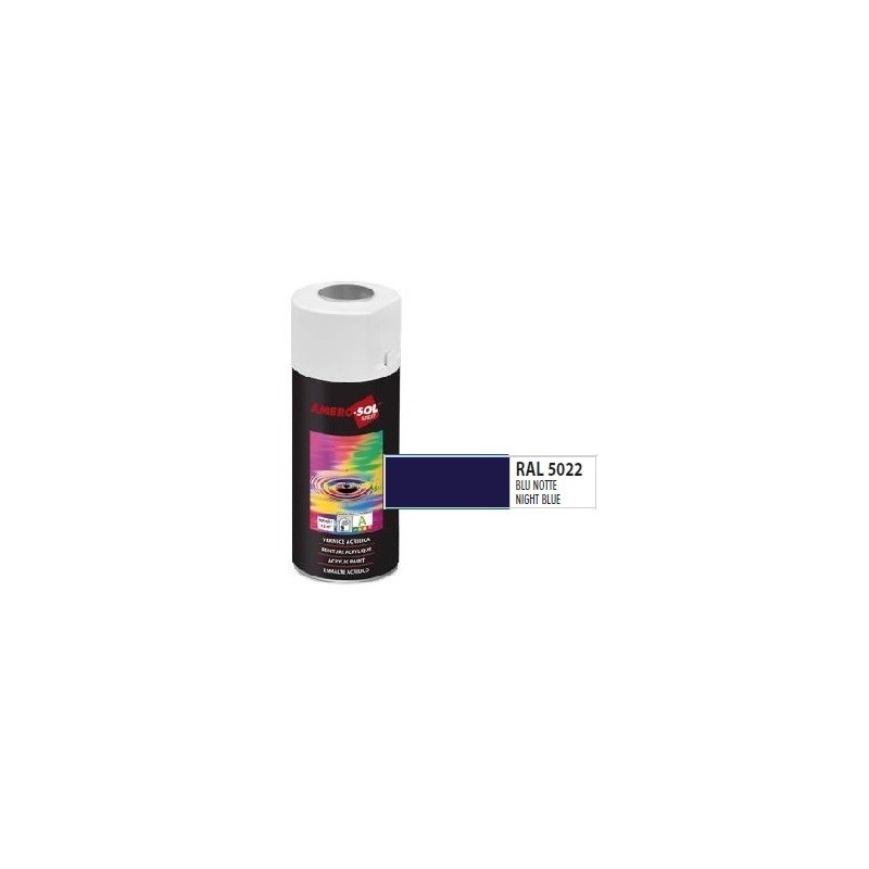 Pintura acri­lica 400 ml RAL 5022 AZUL NOCHE