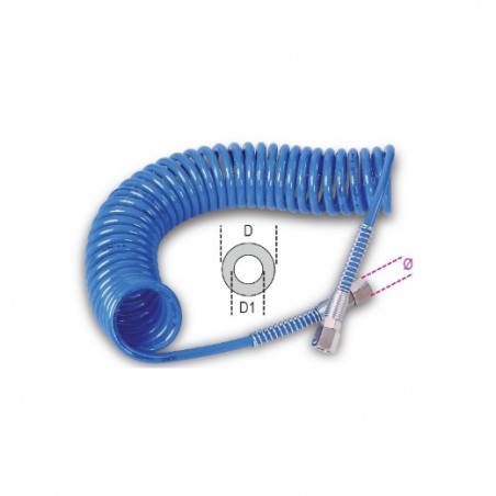 1914 4 Espiral de poliuretano 98 Shore, extensible