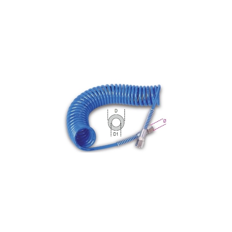 1914 6 Espiral de poliuretano 98 Shore, extensible