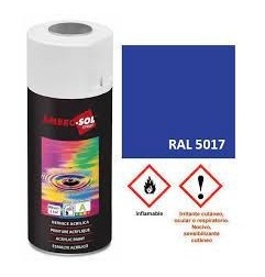 Pintura acri­lica 400 ml RAL 5017 AZUL TRiFICO