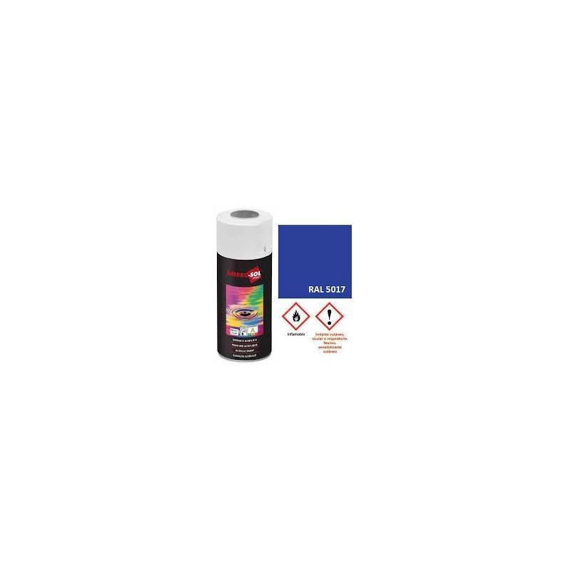Pintura acri­lica 400 ml RAL 5017 AZUL TRiFICO