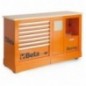 C39SM-O Cajonera especial móvil tipo Racing SM, naranja