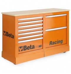 C39MD-R Cajonera especial móvil tipo Racing MD, rojo