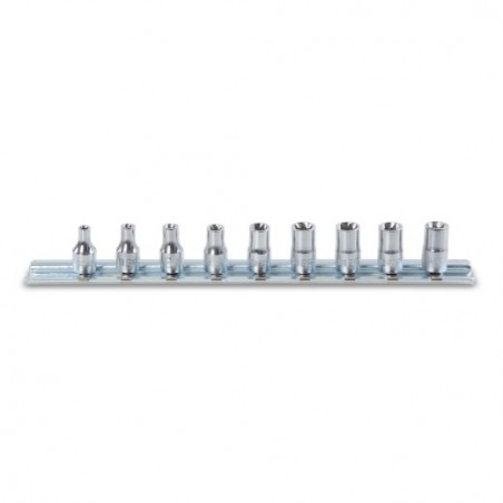 900FTX/SB9 Juego de 9 vasos de 1/4&quot, Torx&reg,, en soporte