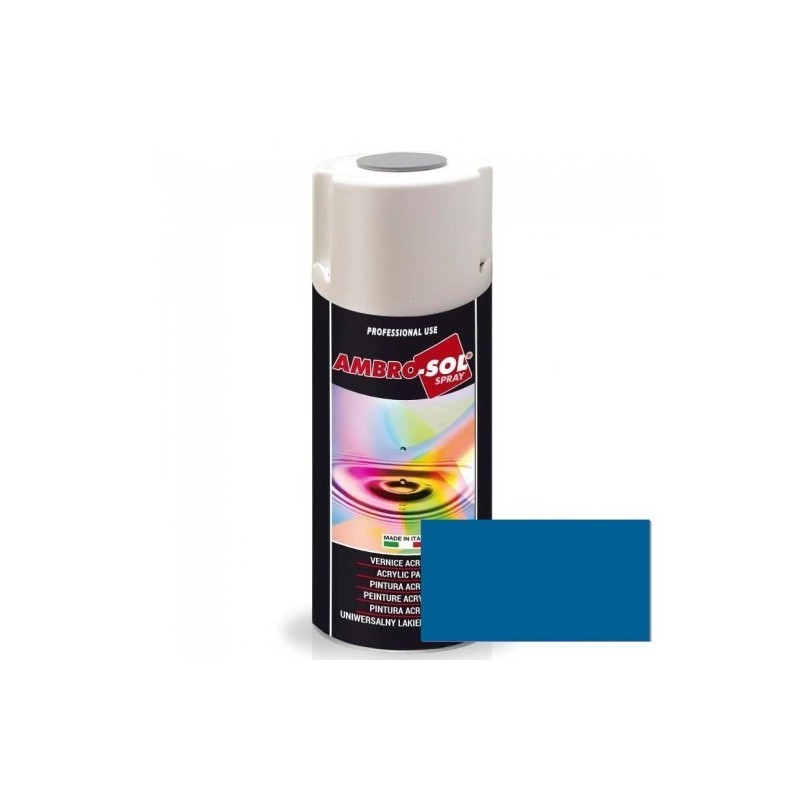 Pintura acri­lica 400 ml RAL 5009 AZUL AZUR