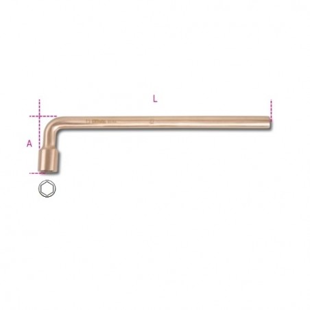 937BA 41 Llave de pipa hexagonal, antichispa