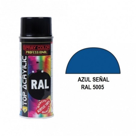 Pintura acri­lica 400 ml RAL 5005 AZUL SEÑALES