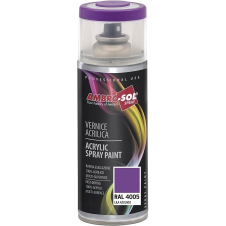Pintura acri­lica 400 ml RAL 4005 LILA AZULADO