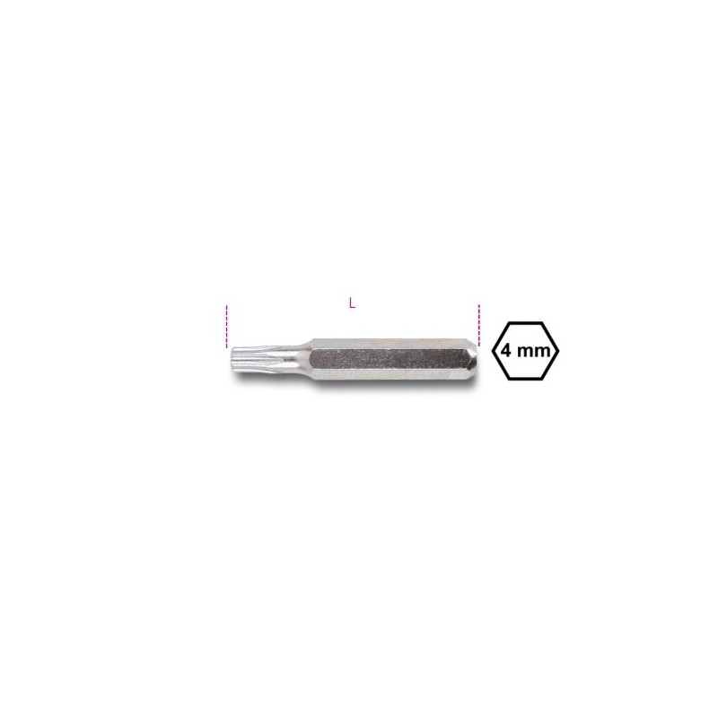1256RTX 9 Bit de 4 mm Tamper Resistant Torx&reg,