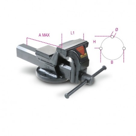 1599F 100 Tornillo de banco forjado