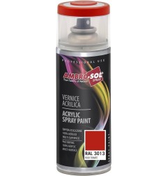 Pintura acri­lica 400 ml RAL 3013 ROJO TOMATE