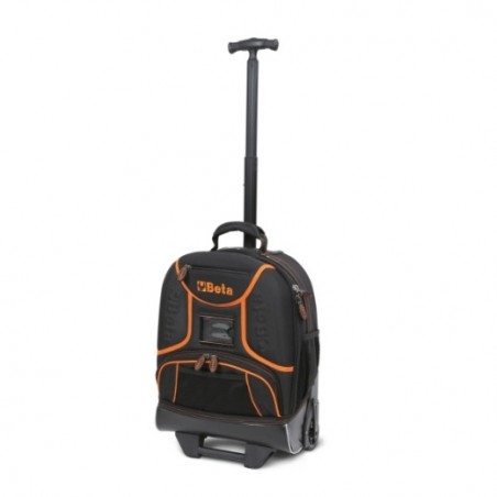 C6T Mochila-trolley portaherramientas en textil técnico, con ruedas, vacía