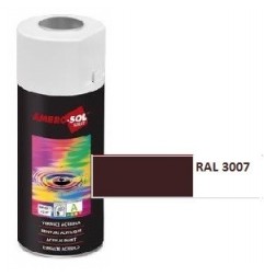 Pintura acri­lica 400 ml RAL 3007 ROJO NEGRUZCO