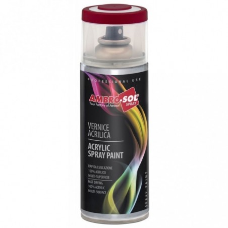 Pintura acri­lica 400 ml RAL 3005 ROJO VINO