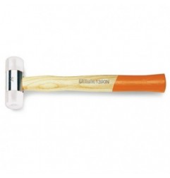 1390N 45 Mazo de cabeza intercambiable de nailon, con mango de madera