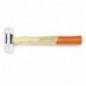 1390N 45 Mazo de cabeza intercambiable de nailon, con mango de madera