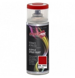 Pintura acri­lica 400 ml RAL 3002 ROJO CARMiN