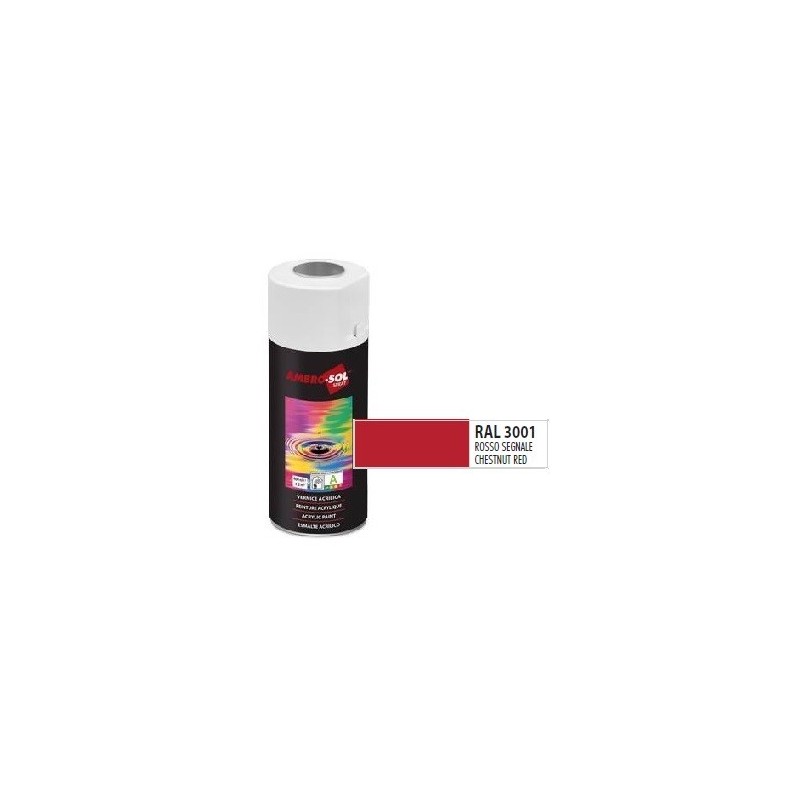 Pintura acri­lica 400 ml RAL 3001 ROJO SEÑALES