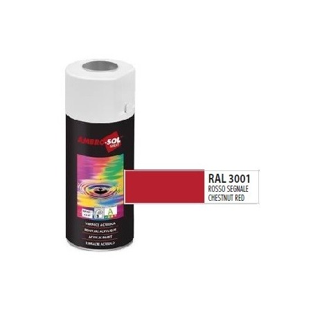 Pintura acri­lica 400 ml RAL 3001 ROJO SEÑALES