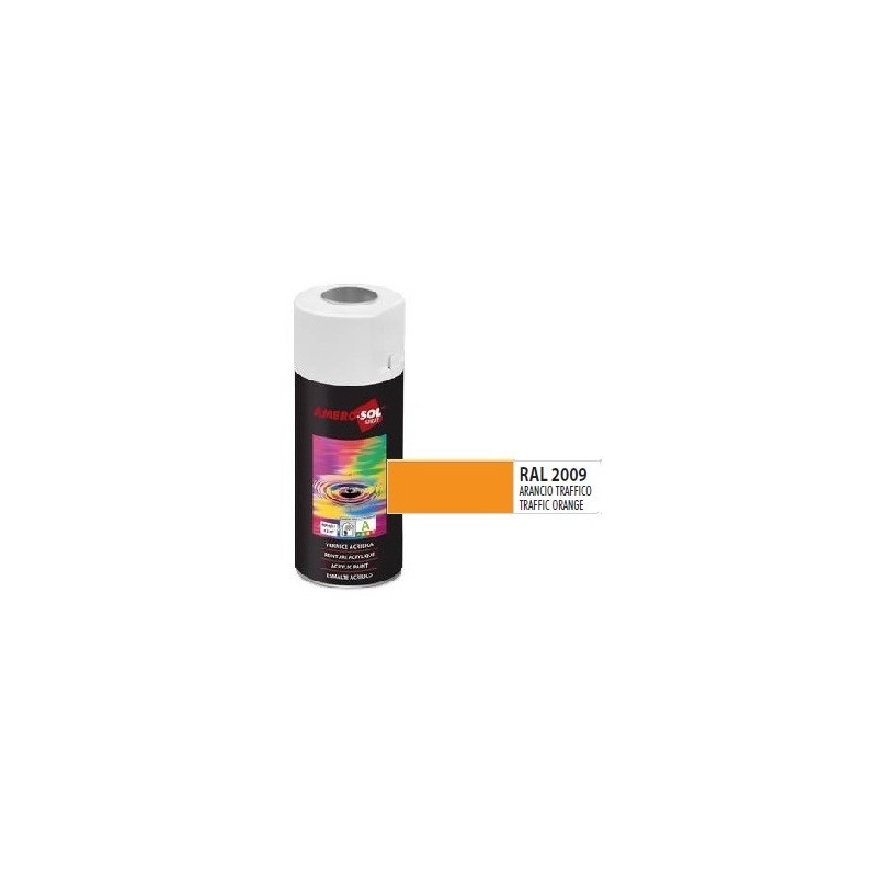 Pintura acri­lica 400 ml RAL 2009 NARANJA TRiFICO