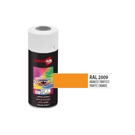 Pintura acri­lica 400 ml RAL 2009 NARANJA TRiFICO
