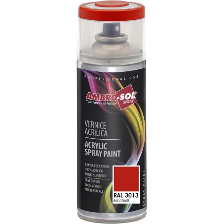 Pintura acri­lica 400 ml RAL 2001 ROJO ANARANJADO