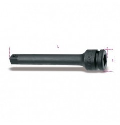 728/22L Alargadera de impacto con cuadrado macho y hembra de 3/4&quot,