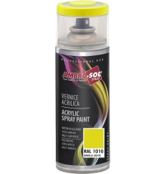 Pintura acri­lica 400 ml RAL 1016 AMARILLO AZUFRE