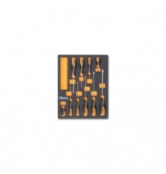 M208 Termoformado de espuma con destornilladores planos y Phillips&reg,, BetaGrip