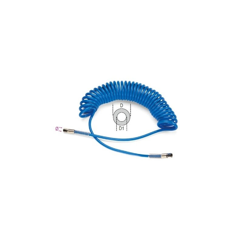 1915C/L 11X16 Espiral de poliuretano 95 Shore, extensible a 15 m
