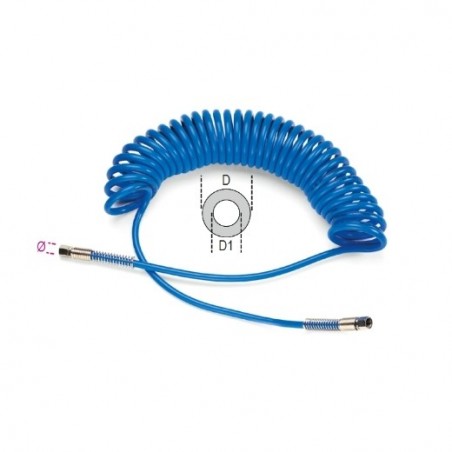 1915C/L 11X16 Espiral de poliuretano 95 Shore, extensible a 15 m