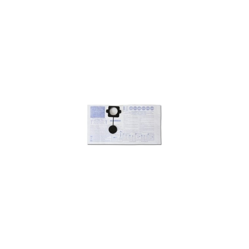 1870 20/5S 5 bolsas de papel de filtro horizontales para 1870 - 1870I - 1875LT