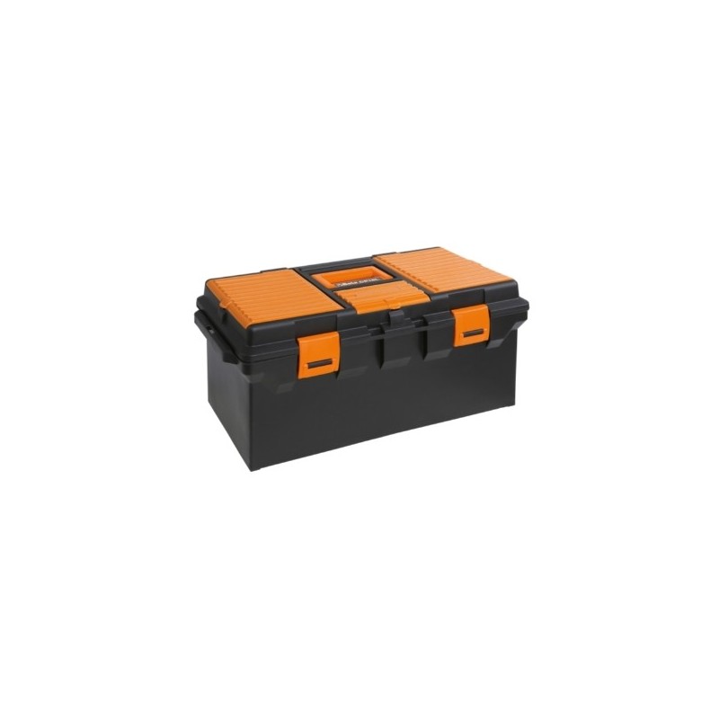 CP15L Caja de plástico con bandeja extraíble, vacía