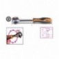 920/58 Carraca reversible con mango giratorio con cuadrado macho de 1/2&quot,