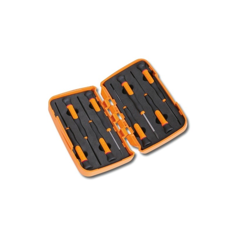 1257TX/S8 Juego de 8 microdestornilladores Torx&reg,, en estuche de plástico rígido
