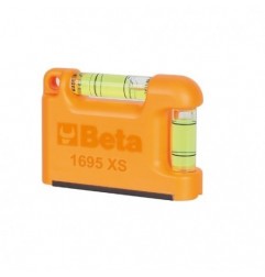 1695XS Nivel de burbuja de bolsillo con base magnética en forma de V