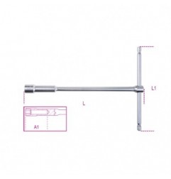949 8 Llave en T con vaso hexagonal profundo