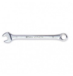 42INOX-AS 3/4 Llave combinada con una boca fija y otra de estrella en ángulo, de acero inoxidable
