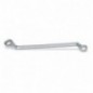 90AS 19/32X11/16 Llave de estrella acodada de dos bocas, cromada