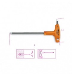 96TINOX-AS 1/8 Llave Allen acodada, con mango, de acero inoxidable