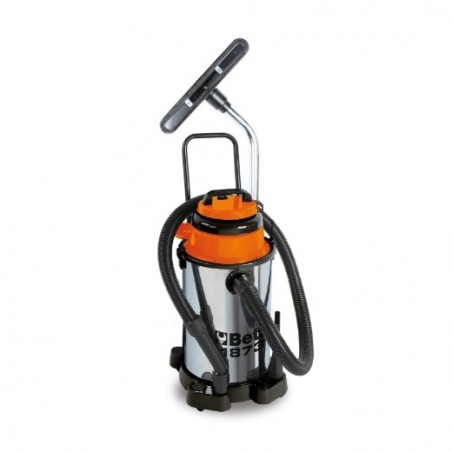 1873 30 Aspirador de 30 litros para polvo y agua, de acero inoxidable