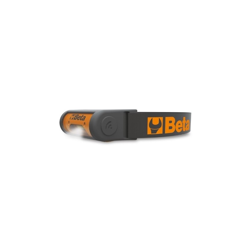 1836B Linterna frontal LED recargable, con doble emisión de luz y sensor ON/OFF sin contacto