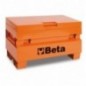 C22PM-O Baúl portaherramientas para construcción de chapa, naranja
